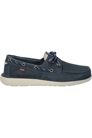 CallagHan Schoenen, Heren, Blauw, 42 EU, Leer, Loafers