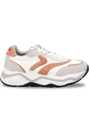 Voile blanche Schoenen, Dames, Veelkleurig, 37 EU, Witte Platform Sneakers