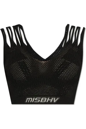 MISBHV Tops, Dames, Zwart, M, Geperforeerde top