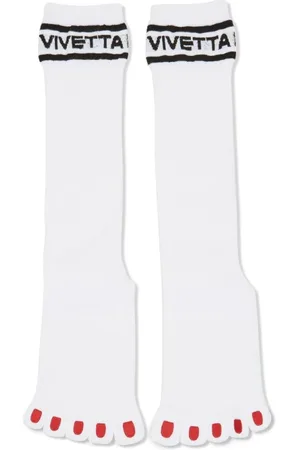 VIVETTA Ondergoed, Dames, Wit, ONE Size, Katoen, Socks