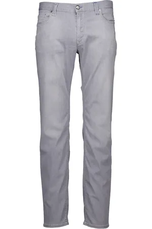Alberto Jeans, Heren, Grijs, W40 L34, jeans lichtgrijs