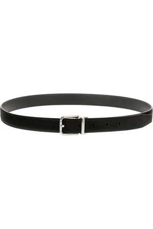 Dolce & Gabbana Accessoires, Heren, Zwart, 115 CM, Leer, Belts