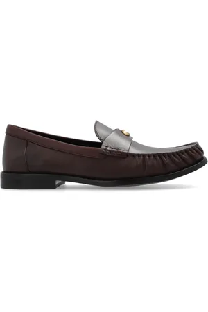 Coach Schoenen, Dames, Bruin, 35 1/2 EU, Leer, Jolene Loafers