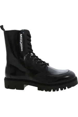 Moschino Schoenen, Heren, Zwart, 40 EU, Lace-up Boots