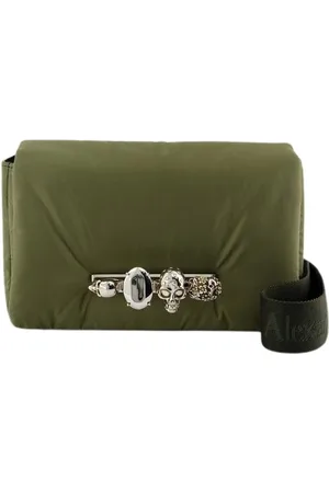 Alexander McQueen Tassen, Heren, Groen, ONE Size, Nylon, Cross Body Bags