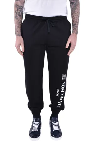 Ih Nom Uh Nit Broeken, Heren, Zwart, M, Katoen, Logo Jogger Broek Zwart Katoen