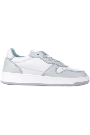 D.A.T.E. Schoenen, Dames, Veelkleurig, 36 EU, Leer, Leren Sneakers met Logo Detail
