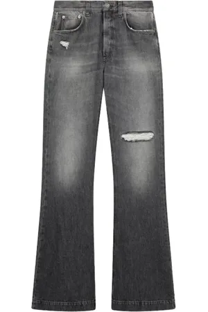 Dondup Jeans, Dames, Zwart, W32, Katoen, Olivia Broek