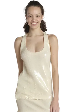 Nº21 Tops, Dames, Geel, L, Polyester, Sleeveless Tops