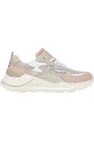 D.A.T.E. Schoenen, Dames, Veelkleurig, 40 EU, Leer, Patchwork leren sneakers