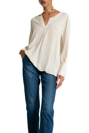 Kaos Blouses & Shirts, Dames, Wit, M, Koreaanse Stijl Blouse