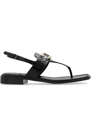 Salvatore Ferragamo Schoenen, Dames, Zwart, 37 EU, Leer, Lula Sandalen
