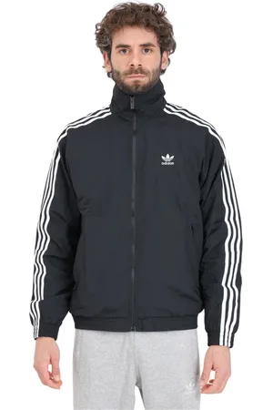 adidas Sweatshirts & Hoodies, Heren, Zwart, M, Nylon, Zip-throughs