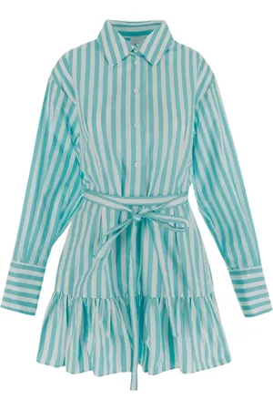 Patou Kleedjes, Dames, Veelkleurig, S, Katoen, Shirt Kleedjes