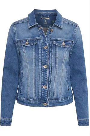 Cream Jassen, Dames, Blauw, M, Denim, Denim Jack