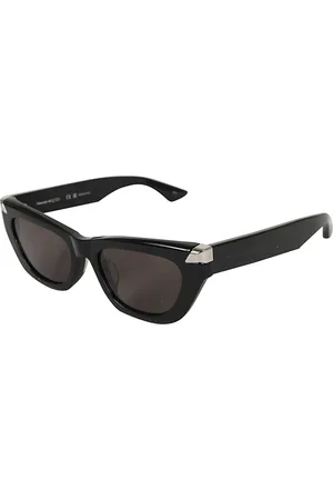 Alexander McQueen Accessoires, Dames, Zwart, ONE Size, Zonnebrillen