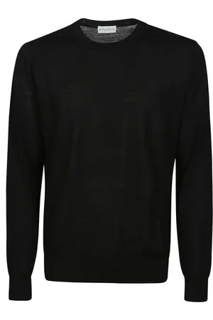 BALLANTYNE Sweatshirts & Hoodies, Heren, Zwart, 3Xl, Wol, Sweatshirts