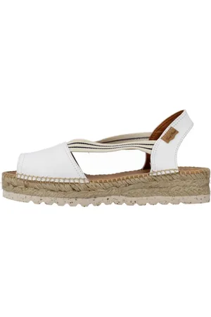 Toni Pons Schoenen, Dames, Wit, 38 EU, Flat Sandalen