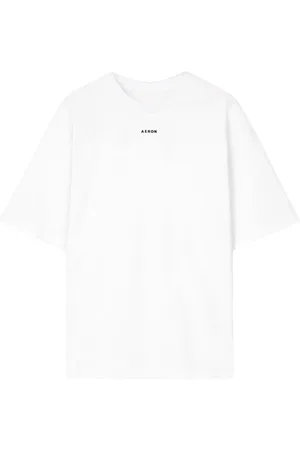 AERON Tops, Dames, Wit, S, Katoen, Alice Oversized Wit Katoenen T-shirt