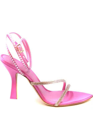3Juin Schoenen, Dames, Roze, 37 1/2 EU, Satijn, Sandalen