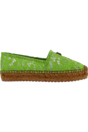 Dolce & Gabbana Schoenen, Dames, Groen, 39 EU, Dames Happy Garden