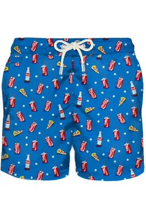 MC2 SAINT BARTH Badkleding, Heren, Blauw, S, Polyester, Shorts