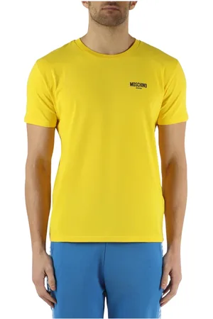 Moschino Tops, Heren, Geel, M, Katoen, Tops