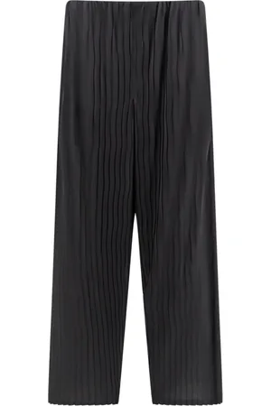 Giorgio Armani Broeken, Dames, Grijs, M, Polyester, Broeken