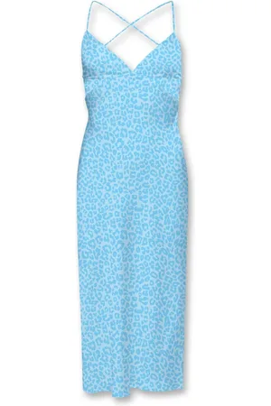 MC2 SAINT BARTH Kleedjes, Dames, Blauw, S, Midi Kleedjes