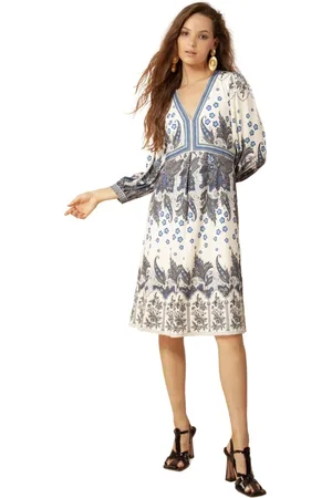 Hale Bob Kleedjes, Dames, Blauw, S, Fawn Zomerjurk