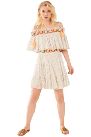 Manoush Kleedjes, Dames, Wit, S, Zomerjurk