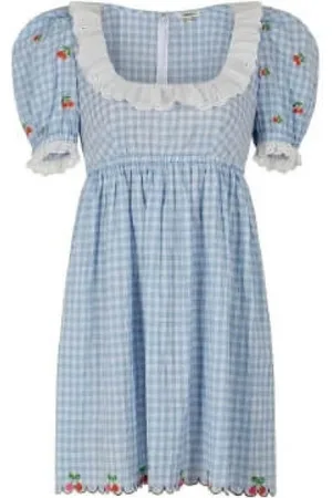 Manoush Kleedjes, Dames, Blauw, S, Zomerjurk