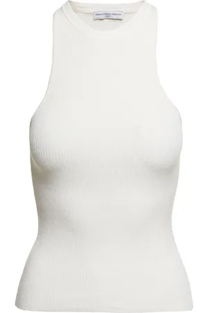 MVP Wardrobe Tops, Dames, Wit, S, Polyester, Mouwloze Top