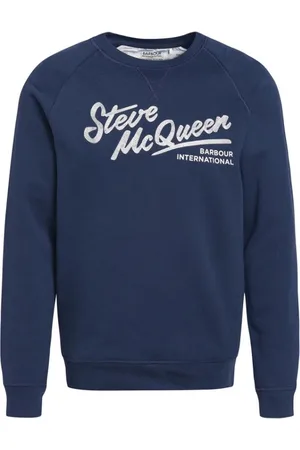 Barbour Sweatshirts & Hoodies, Heren, Blauw, 2Xl, Katoen, Frankie Crew Sweatshirt