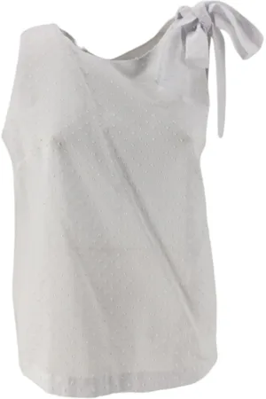 Xacus Tops, Dames, Wit, M, Mouwloze Top