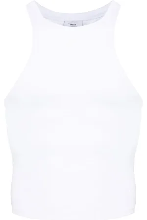 Vetements Tops, Dames, Wit, M, Katoen, Mouwloze Top