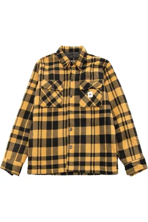 Caterpillar Jassen, Heren, Geel, L, Polyester, Casual Shirts
