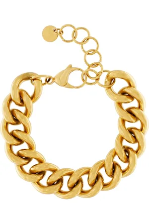 Dansk Copenhagen Accessoires, Dames, Geel, ONE Size, Gedurfd Waterdicht Gouden Armband