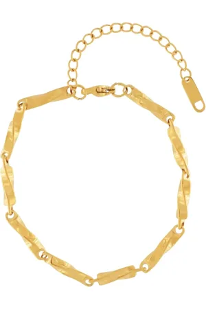Dansk Copenhagen Accessoires, Dames, Geel, ONE Size, Elegant Goud Verguld Link Armband