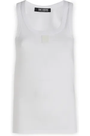 RAF SIMONS Tops, Dames, Wit, M, Mouwloze Top