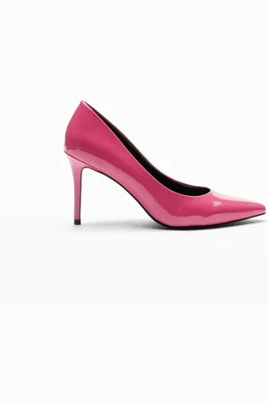 VERSACE Schoenen, Dames, Roze, 35 EU, Roze Hoge Hakken