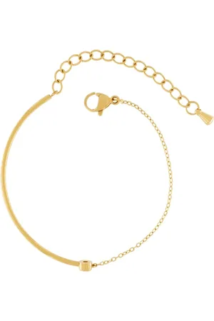 Dansk Copenhagen Accessoires, Dames, Geel, ONE Size, Transparante CZ Goud Armband