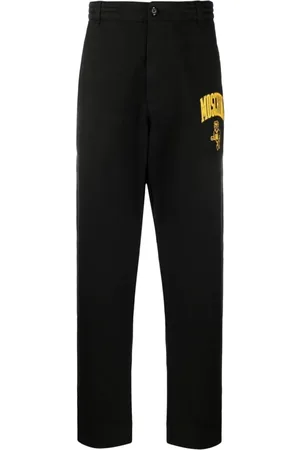 Moschino Broeken, Heren, Zwart, L, Katoen, Trainingsbroeken