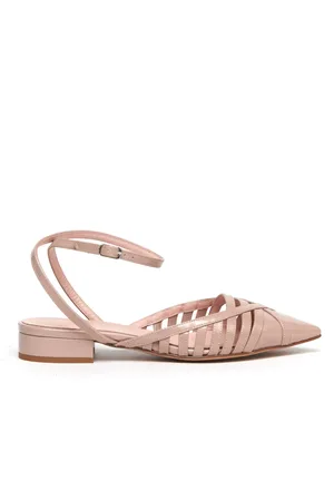 ANNA F. Schoenen, Dames, Roze, 37 EU, Flat Sandalen