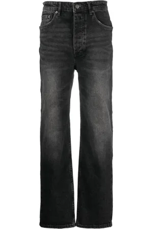 KSUBI Jeans, Dames, Zwart, W29, Katoen, Straight Jeans