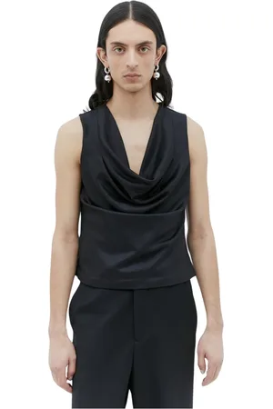 AARON ESH Tops, Heren, Zwart, L, Wol, Tops