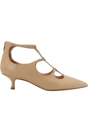 ANNA F. Schoenen, Dames, , 36 EU, Leer, leren Décolleté met 45mm hak