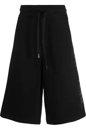 VERSACE Korte broeken, Heren, Zwart, M, Katoen, Shorts