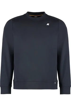 K-Way Sweatshirts & Hoodies, Heren, Blauw, M, Katoen, Sweatshirts Hoodies