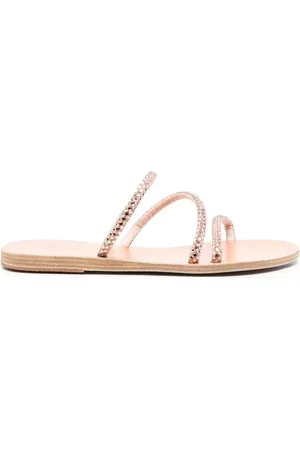 Ancient Greek Sandals Schoenen, Dames, Geel, 36 EU, Leer, Flat Sandalen